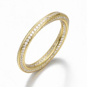 Yellow plated Ring