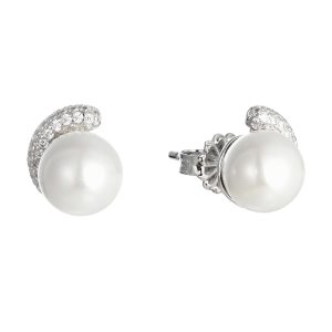 Silver Pearl Earrings
