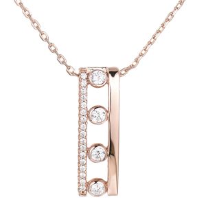 Rose plated Necklace