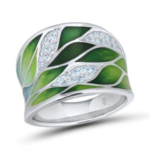 Green Leaf Ring
