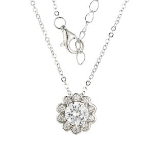 CZ Silver Necklace