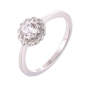 CZ Silver Ring