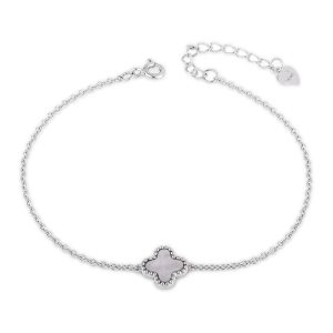 Mother of Pearl Clover Bracelet