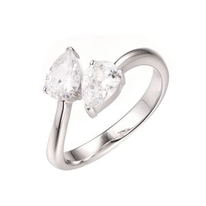 Me & You CZ Ring