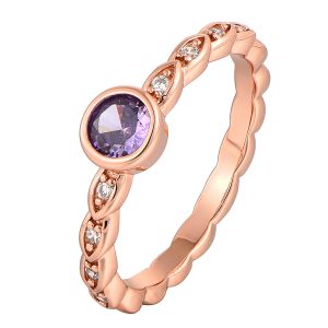 Rose stackable Ring