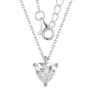 Heart CZ Necklace