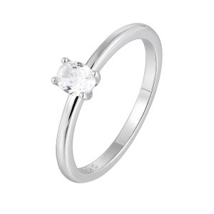 Oval Solitaire Ring