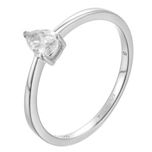 Pear Solitaire RIng