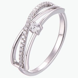 Silver CZ Ring