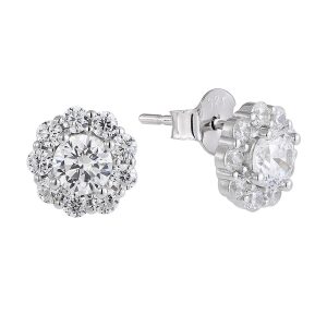 Silver CZ Studs