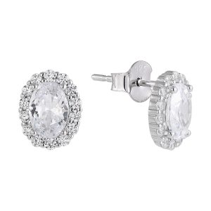 Silver CZ Studs