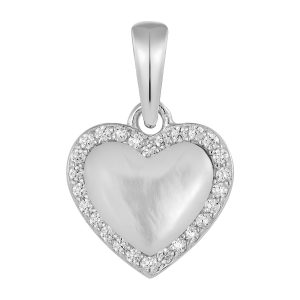 Heart-shaped Silver Pendant