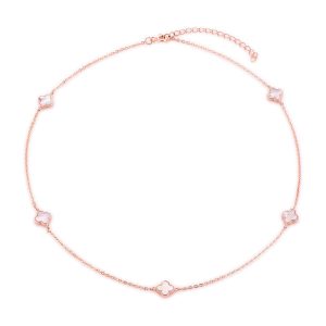 Silver Clover Necklace