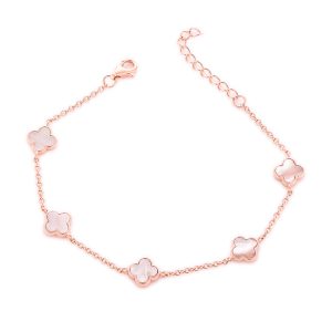 Silver Clover Bracelet